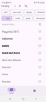 Poster Cerca caratteri. Downloader