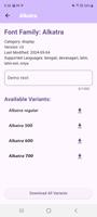 2 Schermata Cerca caratteri. Downloader