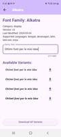 3 Schermata Cerca caratteri. Downloader
