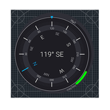 Sensor de brújula con brújula  icono