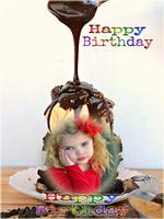 Birthday Chocolate Cake Frames تصوير الشاشة 2