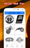 Basketball Logo Coloring By Number - Pixel Art ảnh chụp màn hình 3