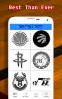 Basketball Logo Coloring By Number - Pixel Art ảnh chụp màn hình 1