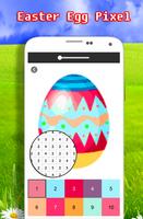 Easter Egg Coloring By Number plakat