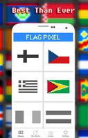 Flags Pixel Coloring By Number screenshot 2