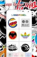 Logo Brand Coloring By Number - Pixel Plakat