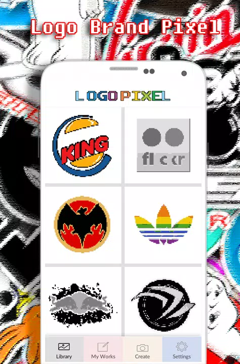 Descarga de APK de Logo de la marca para colorear por número - Pixel para  Android