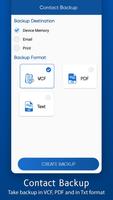 Contacts backup and transfer скриншот 2