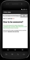 HTML Editor syot layar 1