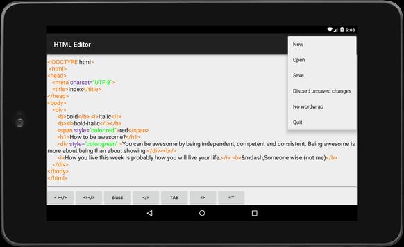 HTML Editor APK for Android Download