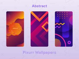Pixurr Wallpapers - 4K, HD Wal الملصق