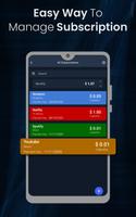 Subscription Manager and Tracker تصوير الشاشة 1