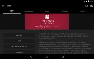 C.S. Lewis Institute imagem de tela 3