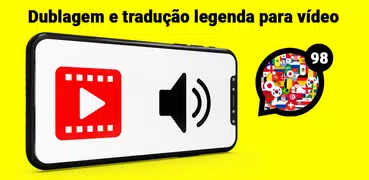 Legendas para vídeo. Tradutor