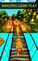 Subway jungle run: surf rusher Affiche