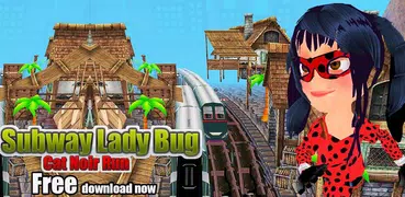 Subway Lady Bug Run Free Game
