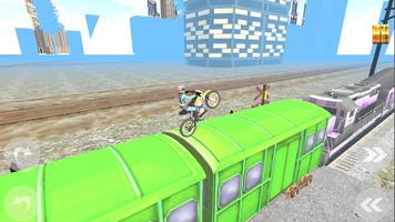 Subway Metro Moto Rider - Train Rush screenshot 1