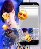Suga Keyboard Theme for Army F Cartaz
