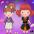 Chibi Dolls Dress up Game-icoon