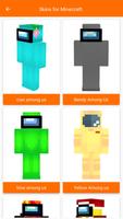 Among us Skins for Minecraft Affiche