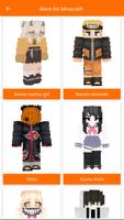 Anime Skins for Minecraft PE 포스터