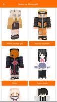 Anime Skins for Minecraft PE plakat