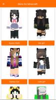 Girl Skins for Minecraft PE Affiche