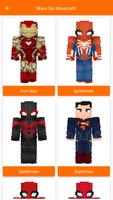 Superhero Skin for Minecraft 포스터