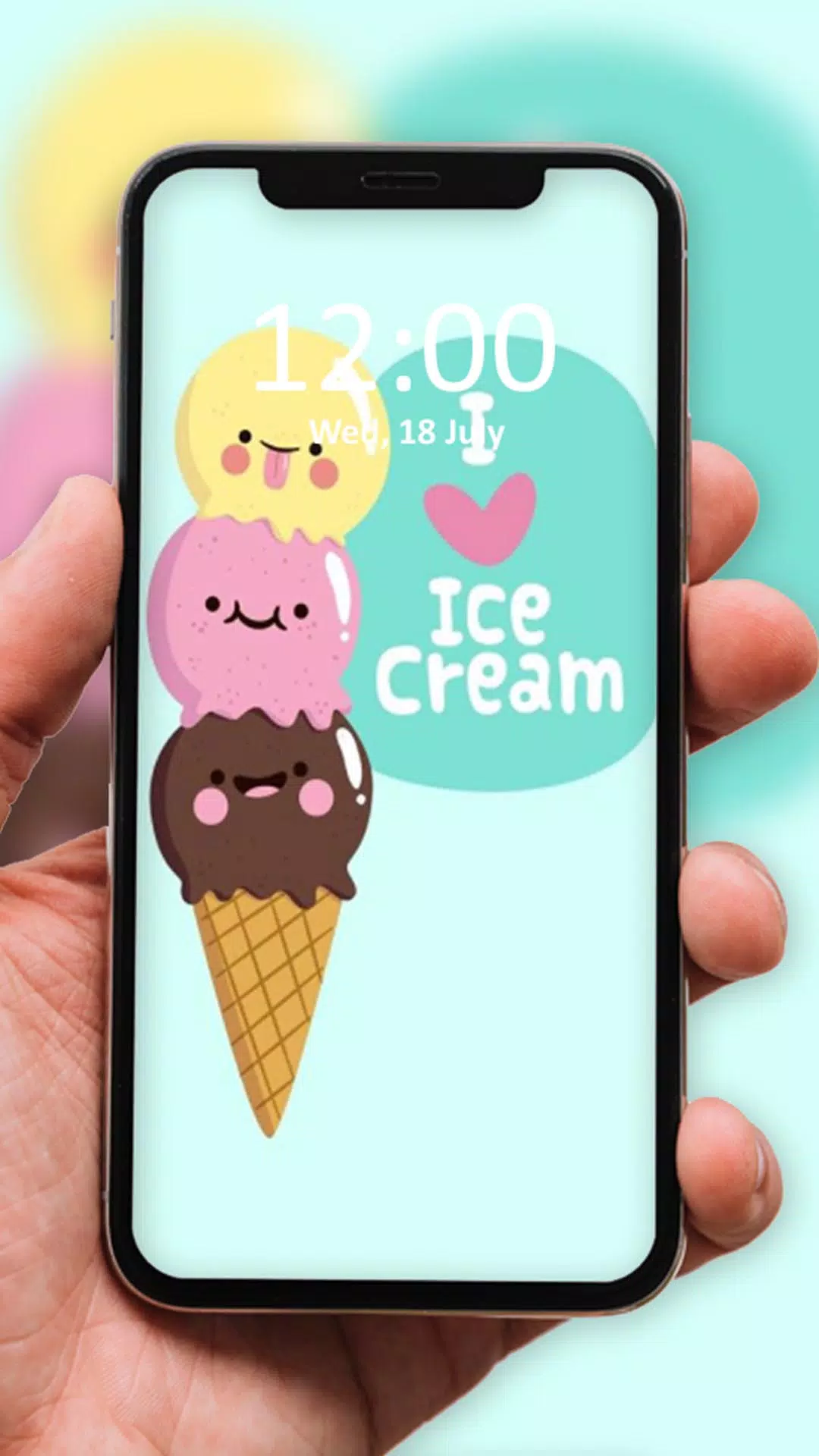 Food Ice Cream Cone Ice Cream Live Wallpaper - free download