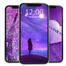 Purple Background Wallpaper APK