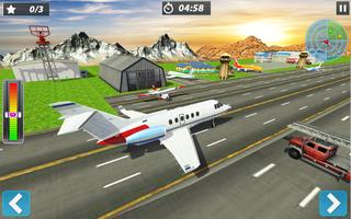 Jeux d'avion pilote de vol 3d Affiche