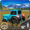 Tractor Offroad Drive in Farm