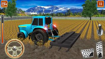 Tractor Offroad Drive in Farm پوسٹر