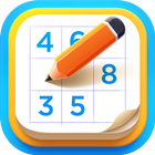 Easy Sudoku Brain puzzle Game Zeichen