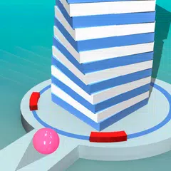 Hit Twisty Stack – Drop Tower Ball Fall