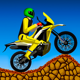 Dirt Bike Stunt Race Free 2D Adventure icon