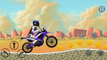 Dirt Bike Stunt Race Free 2D Adventure screenshot 3