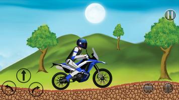 Dirt Bike Stunt Race Free 2D Adventure স্ক্রিনশট 1