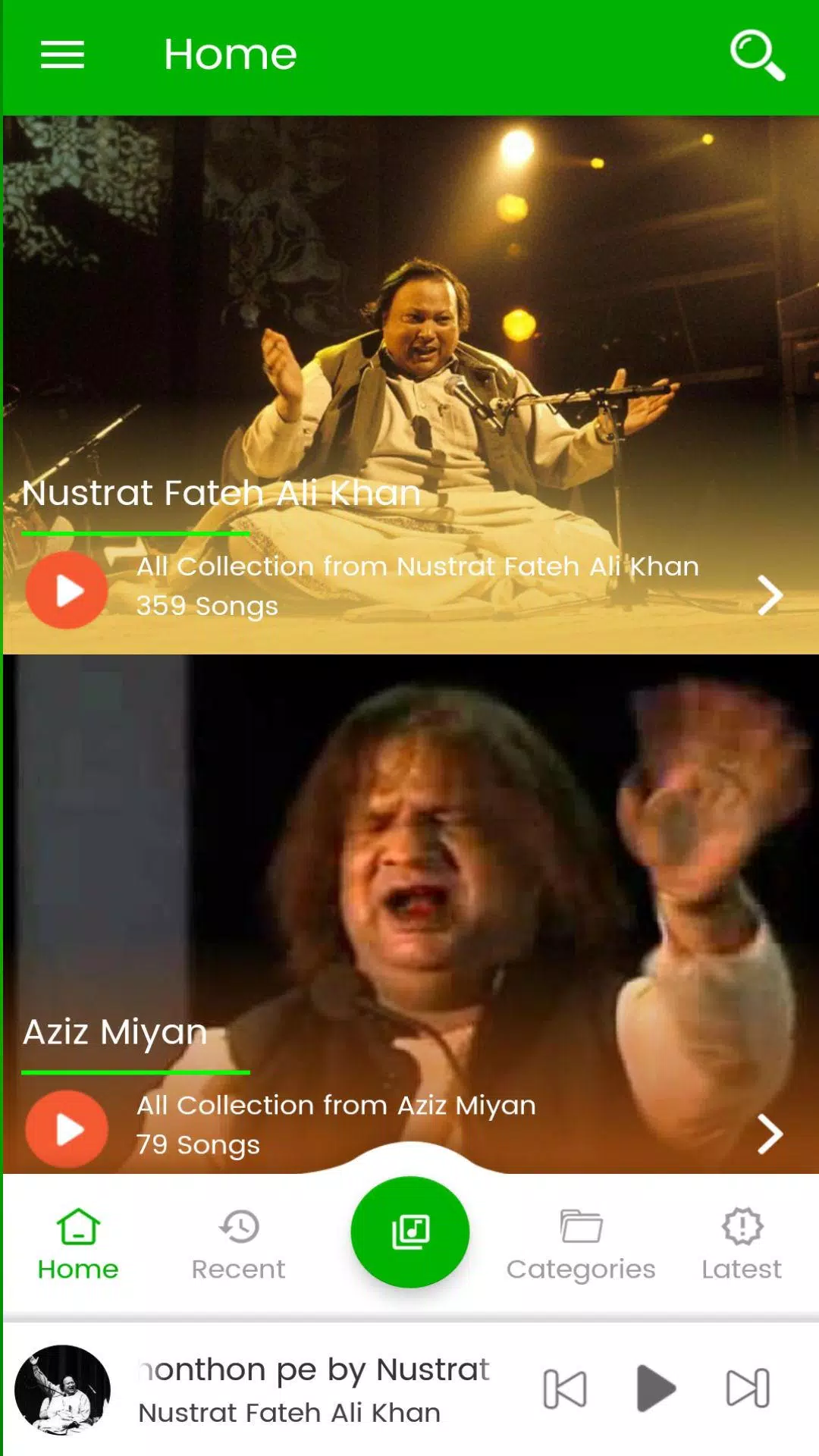 Qawwali , Naat(No Ads) mp3 download - SufiSama APK for Android Download