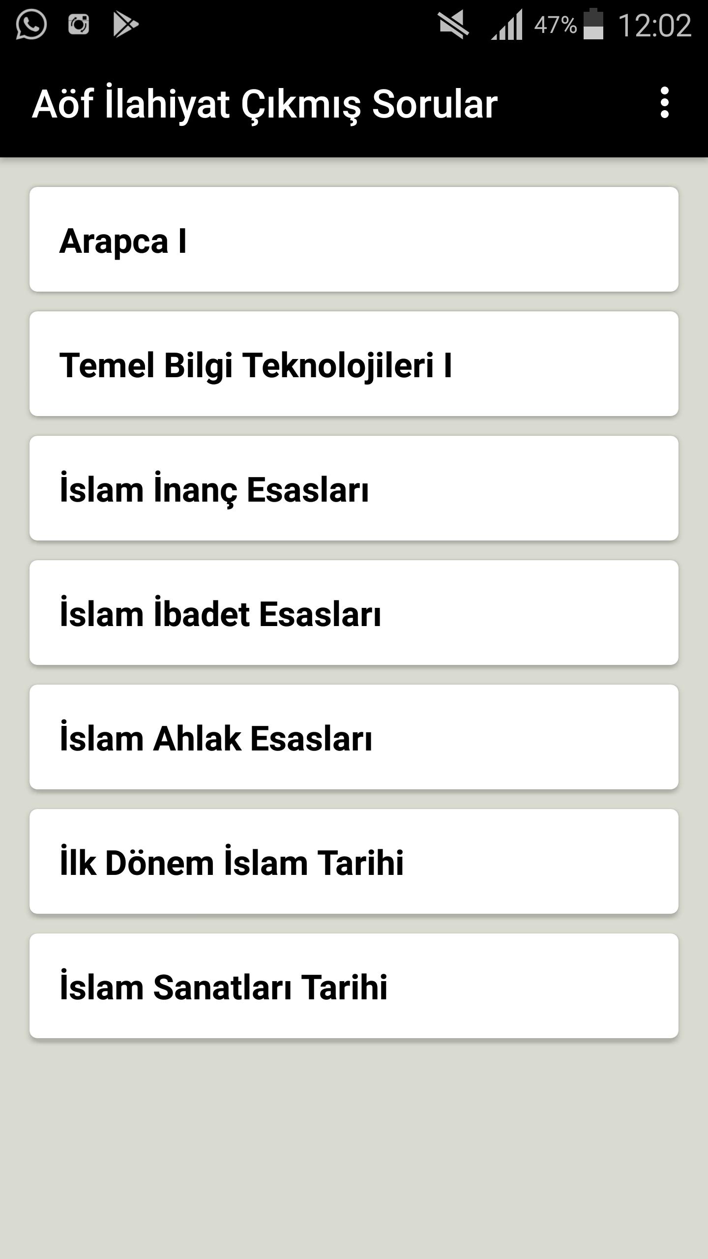 android icin aof ilahiyat cikmis sorular apk yi indir