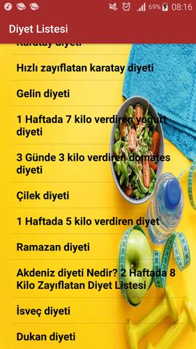 Diyet Listesi For Android Apk Download