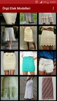 Knitting Skirt Models-Needle Crochet Skirt Samples poster