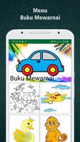 Buku mewarnai anak-anak پوسٹر