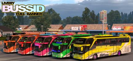 Livery Bussid Full Banner الملصق