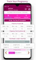 Pregnancy Calculator and track poster