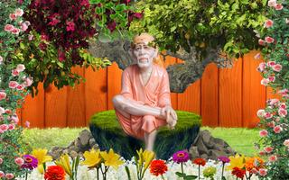 Divine Saibaba in the Garden imagem de tela 2