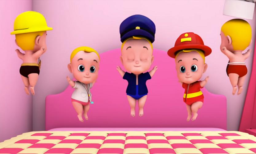Songs Kids Five Little Babies Jumping On The Bed For Android Apk Download