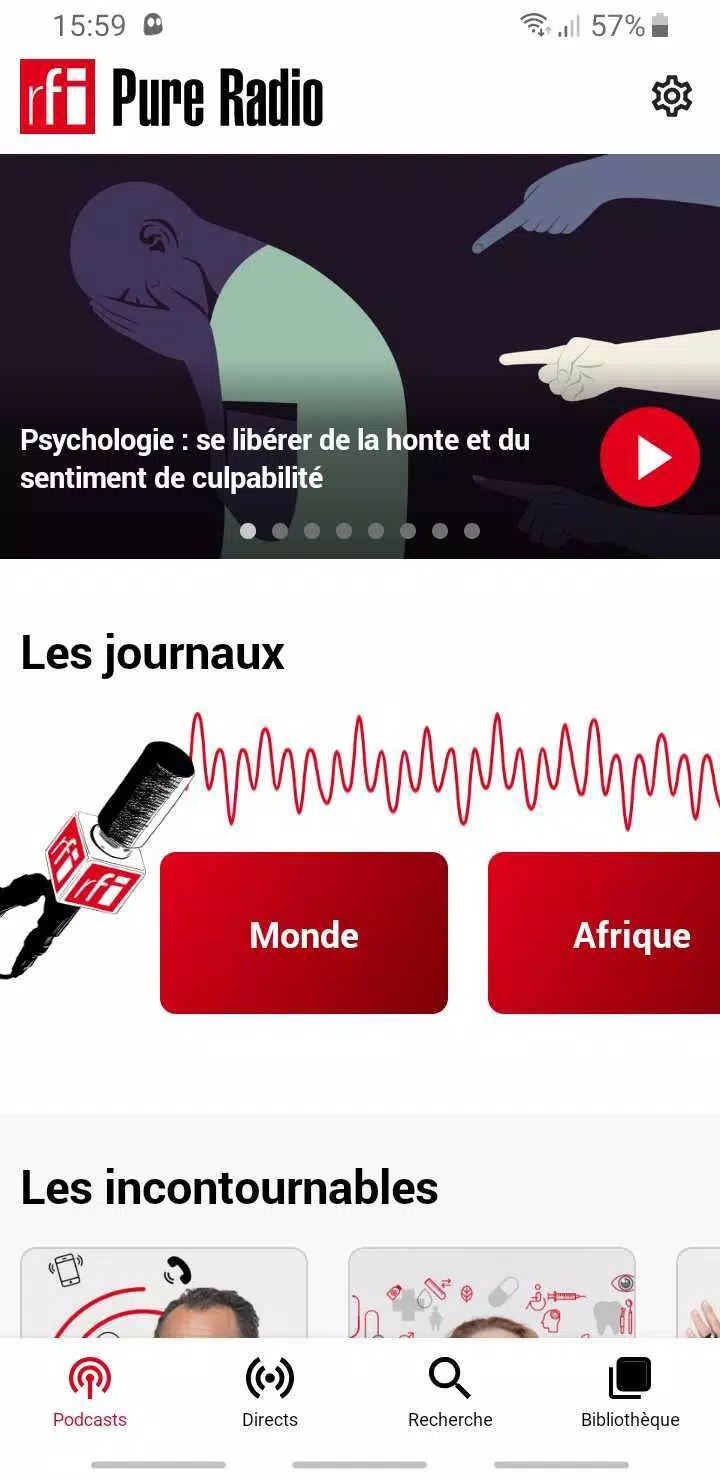 RFI Pure radio - podcasts APK pour Android Télécharger