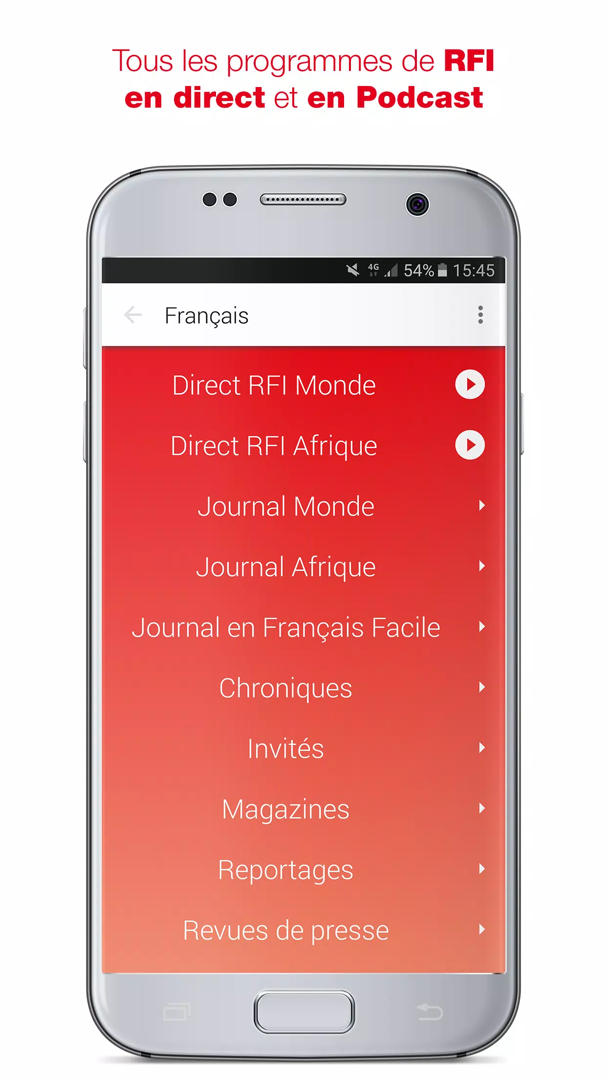 RFI Pure radio - podcasts APK pour Android Télécharger