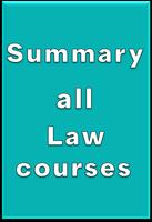 Summarize Law Course الملصق